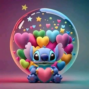 Love Stitch Tour complet diamond painting 30*30