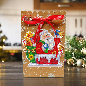 8Pcs/Set Christmas-Diamond Painting Gift Bags