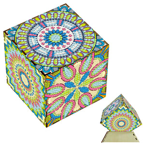 Ornements de Noël Mandala-Diamant Combinaison Cube Magique