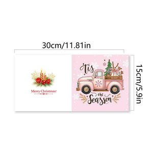 2/6/12Pcs/Set Noël-Diamond Greeting Cards