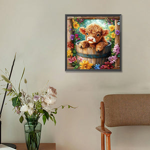 Yak-Full Round Diamond Painting-30x30cm