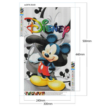 Charger l&#39;image dans la galerie, Disney Mickey -Diamond painting  30 * 50cm
