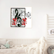 Charger l&#39;image dans la galerie, Notes de musique- Rond Diamond painting 35*35
