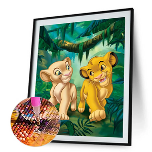 (Multi-Taille) Disney- Diamond painting 30*40cm/40*50