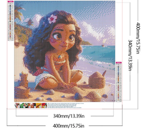 (Plusieurs styles) Princesse Disney Complet Diamond Painting 40*40