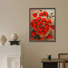 Charger l&#39;image dans la galerie, [Multi-Taille en option] Bouquet de coquelicots-Complète Rond/Carré Daimond Painting
