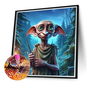 (Multi-Taille Rond / Carré) Harry Potter Dobby-Diamond painting