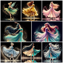 Charger l&#39;image dans la galerie, Ballet Fairy  Diamond Painting-40x40cm
