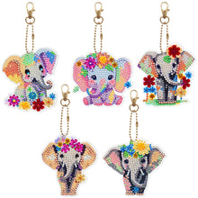 Charger l&#39;image dans la galerie, 5/6Pcs/Set-Animal-Double Side Drill-Diamond Keychain
