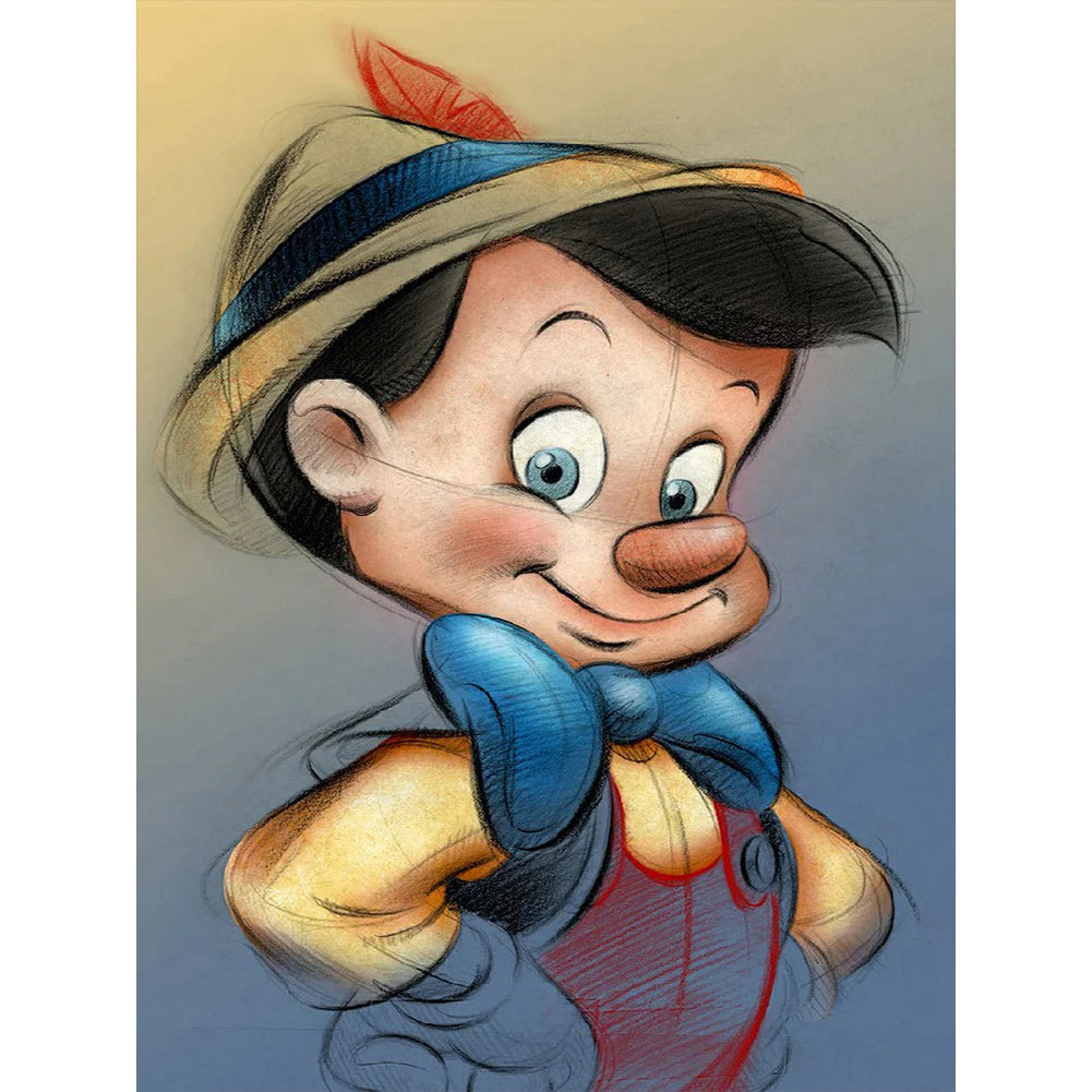 Pinocchio Diamond Painting-30x40cm