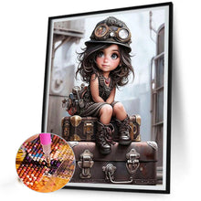 Charger l&#39;image dans la galerie, Mechanic Girl-complet Square peinture au diamant-40x50cm
