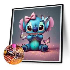 Stitch-complet Round peinture au diamant-30x30cm