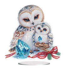 Charger l&#39;image dans la galerie, Owl-Single Side Drill-Acrylic Diamond Desktop Ornament
