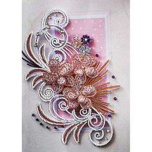 Quilling Papier Fleurs Partielle Spécial Forme 30*40