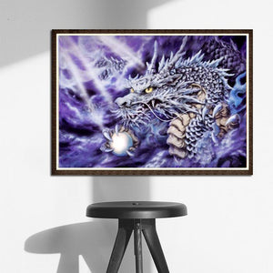 Dragon - peinture en diamant complet - 30x40cm
