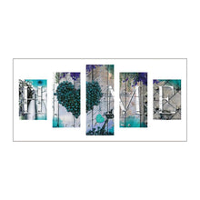 Charger l&#39;image dans la galerie, 5pcs/set maison d’amour - peinture complète en diamant - 95x45cm
