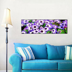 Fleur de nouveauté - peinture complète de diamant - 80x30cm