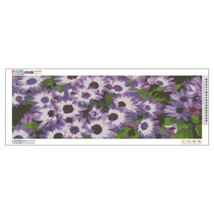 Fleur de nouveauté - peinture complète de diamant - 80x30cm