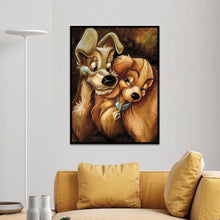 Charger l&#39;image dans la galerie, Chien - diamant rond complet - 40x30cm
