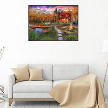 Charger l&#39;image dans la galerie, Paysage - diamant rond complet - 30x40cm
