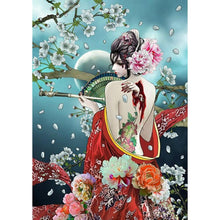 Charger l&#39;image dans la galerie, Geisha - diamant rond complet - 30x40cm
