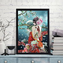 Charger l&#39;image dans la galerie, Geisha - diamant rond complet - 30x40cm
