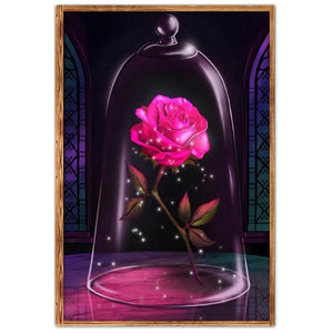 Fleurs - peinture en diamant complet - 40x30cm