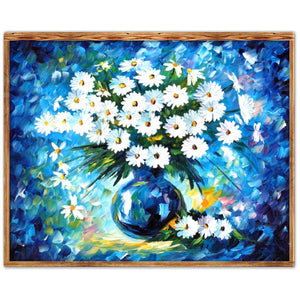 Fleur - diamant rond complet - 40x30cm