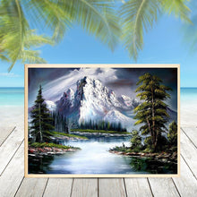 Charger l&#39;image dans la galerie, Paysage - diamant rond complet - 40x30cm
