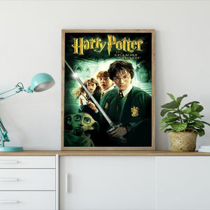 Harry potter - diamant rond complet - 30x40cm