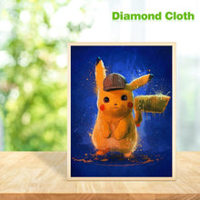 Charger l&#39;image dans la galerie, 40&#39;50cm Pikachu Pokemon - Full Drill BRICOLAGE Diamond Painting
