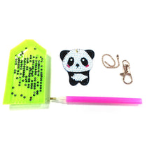 Charger l&#39;image dans la galerie, 5pièces Panda DIY Porte-clés
