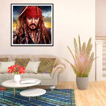 Charger l&#39;image dans la galerie, Pirate - peinture en diamant complet - 30x30cm
