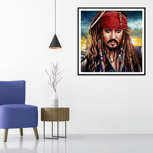 Pirate - peinture en diamant complet - 30x30cm