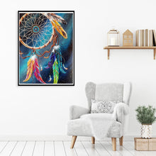 Charger l&#39;image dans la galerie, Dreamcatcher - diamant rond complet - 30x40cm
