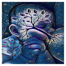 Charger l&#39;image dans la galerie, Arbre d’enfant - peinture complète de diamant - 30x30cm
