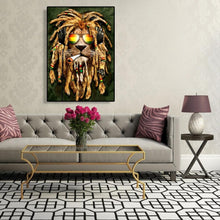 Charger l&#39;image dans la galerie, Lion - peinture en diamant complet - 30x40cm
