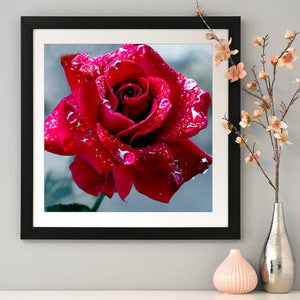 RosesRoom - peinture en diamant complet - 30x30cm