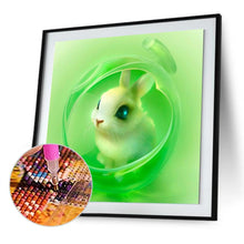 Charger l&#39;image dans la galerie, Lapin elfe - peinture en diamant complet - 30x40cm
