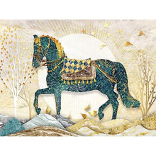 Charger l&#39;image dans la galerie, Cheval - peinture complète de diamant - 50x65cm
