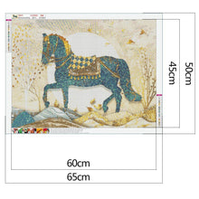 Charger l&#39;image dans la galerie, Cheval - peinture complète de diamant - 50x65cm
