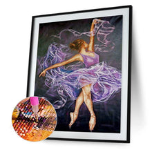 Charger l&#39;image dans la galerie, Fille - diamant rond complet - 30x40cm
