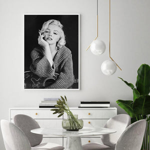 Marilyn monroe - diamant rond complet - 30x40cm