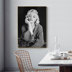 Marilyn monroe - diamant rond complet - 30x40cm