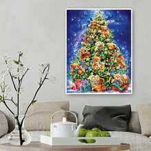 Charger l&#39;image dans la galerie, Arbre de Noël - diamant rond complet - 40x50cm
