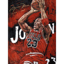 Charger l&#39;image dans la galerie, Joueur de basket-ball - diamant rond complet - 30x40cm
