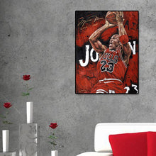 Charger l&#39;image dans la galerie, Joueur de basket-ball - diamant rond complet - 30x40cm
