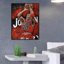 Charger l&#39;image dans la galerie, Joueur de basket-ball - diamant rond complet - 30x40cm
