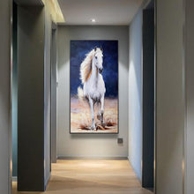 Charger l&#39;image dans la galerie, Cheval - diamant rond complet - 45x85cm
