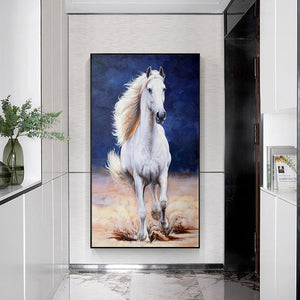 Cheval - diamant rond complet - 45x85cm